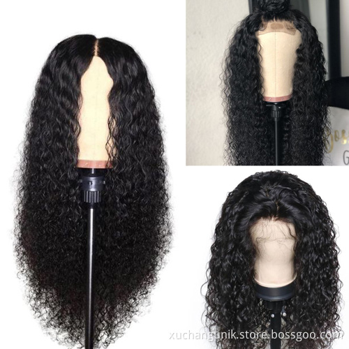 Uniky Raw Virgin Hair Jerry Curly Lace Front Wig Human Hair Deep Part Jerry Curl Weave Short Wig Kinky Curly Wig Lace Front